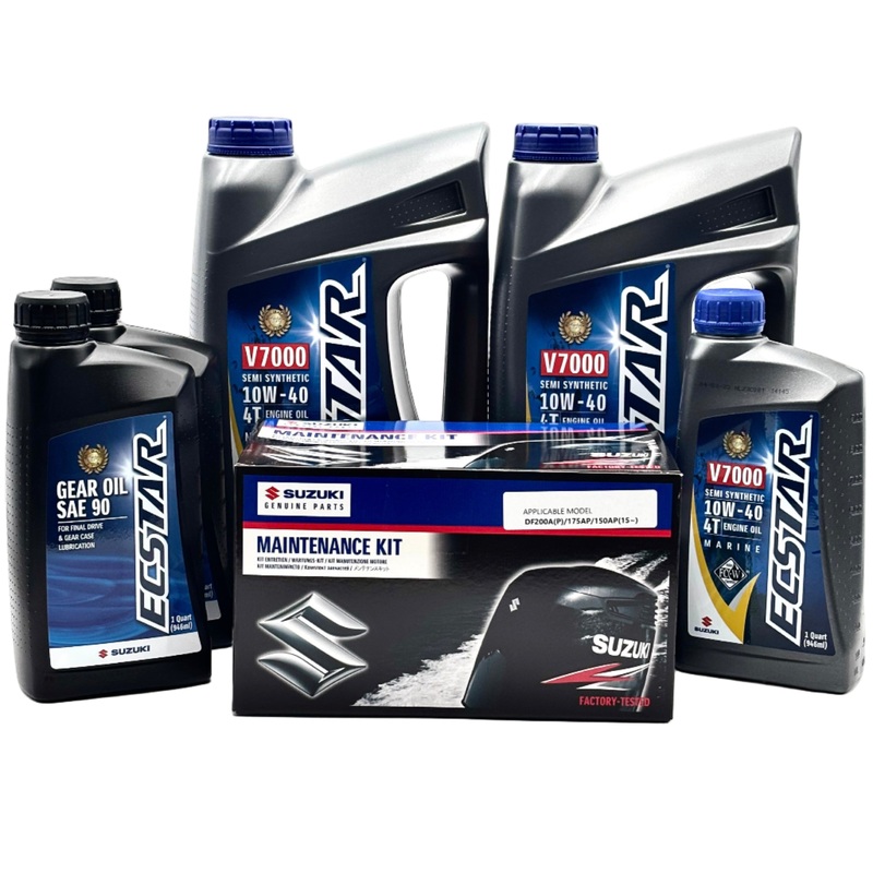 Suzuki DF150A Service Kit – 10W40 Ecstar Oil – 2016-Current