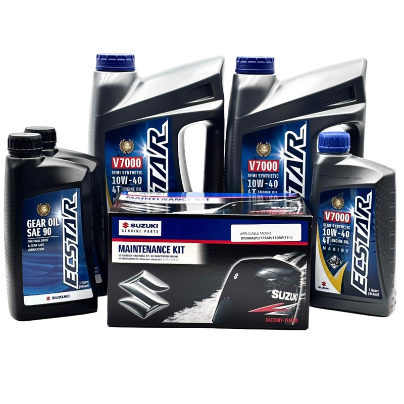 Suzuki DF175A Service Kit – 10W40 Ecstar Oil – 2016-Current