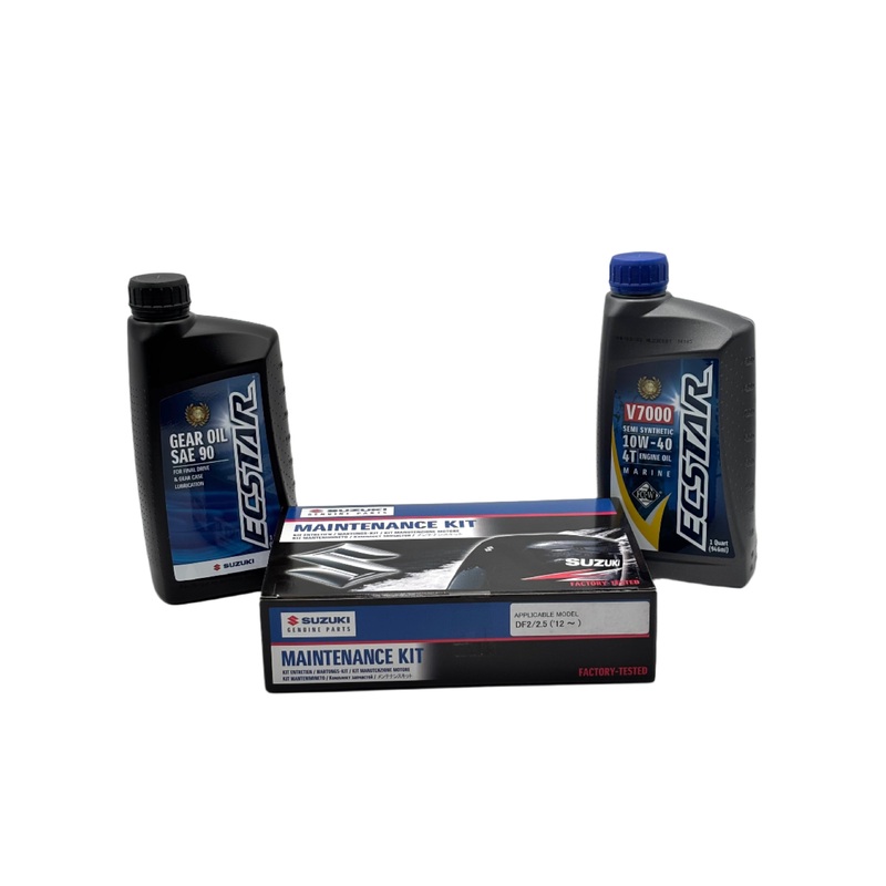 Suzuki DF2.5 Service Kit – 10W40 Ecstar Oil – 17400-97810 – 2012-Current