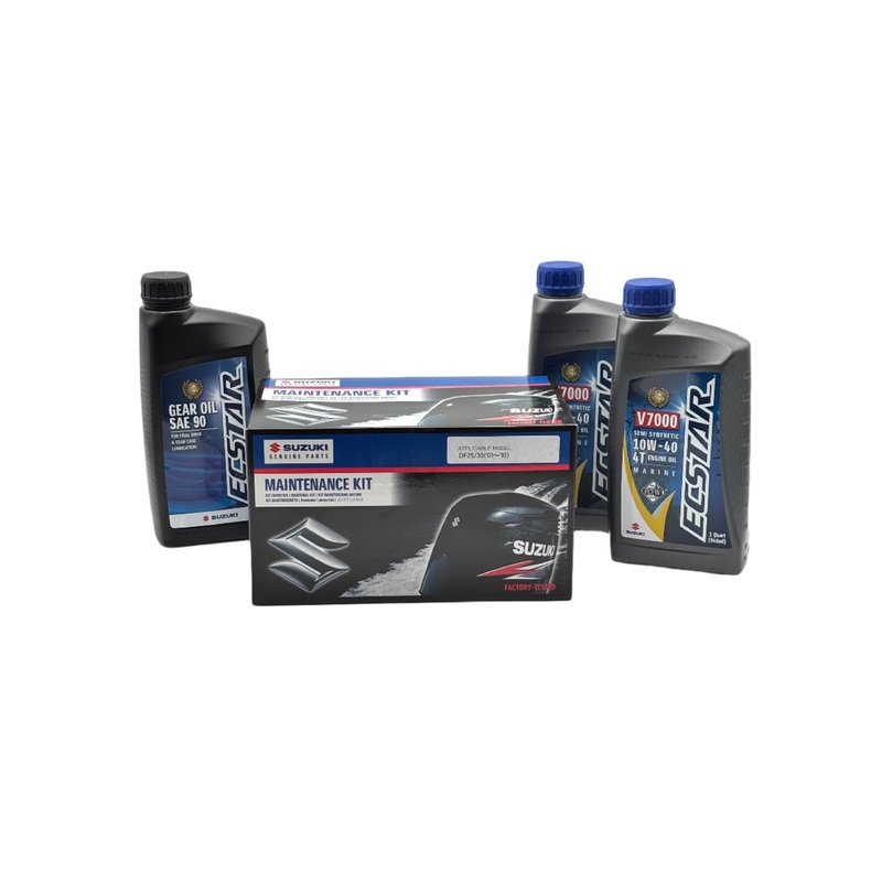 Suzuki DF25 | DF30 Service Kit – 10W40 Ecstar Oil – 2001-2010
