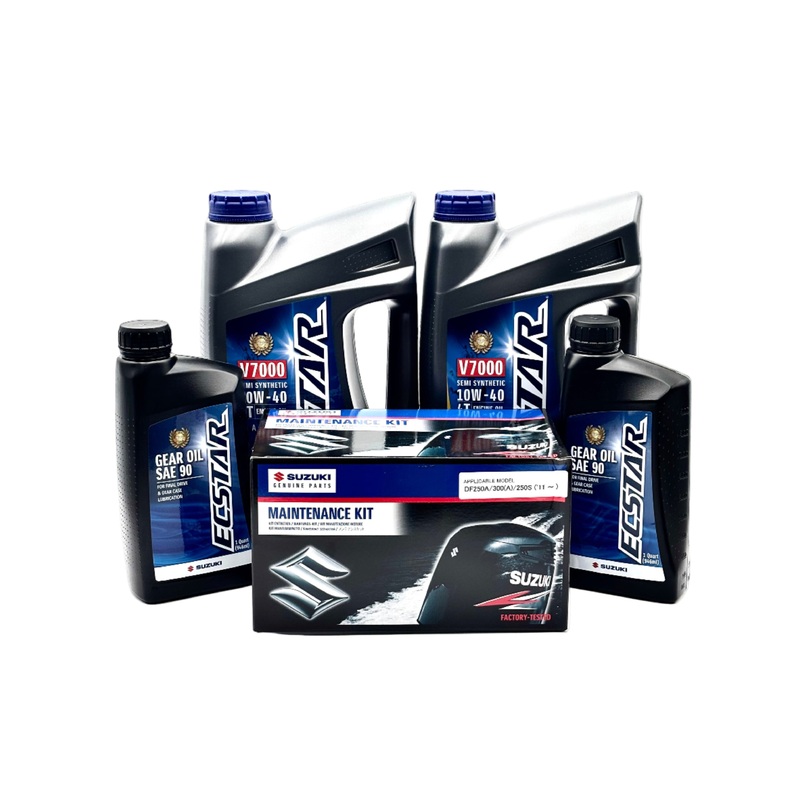 Suzuki DF250AP Service Kit – 10W40 Ecstar Oil – 2011-Current
