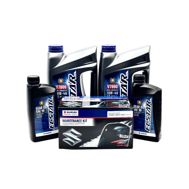Suzuki DF250SS Service Kit – 10W40 Ecstar Oil – 2011-Current