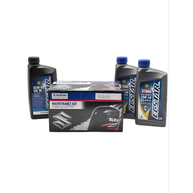 Suzuki DF25A | DF30A Service Kit – 10W40 Ecstar Oil – 2015-Current – 17400-94824