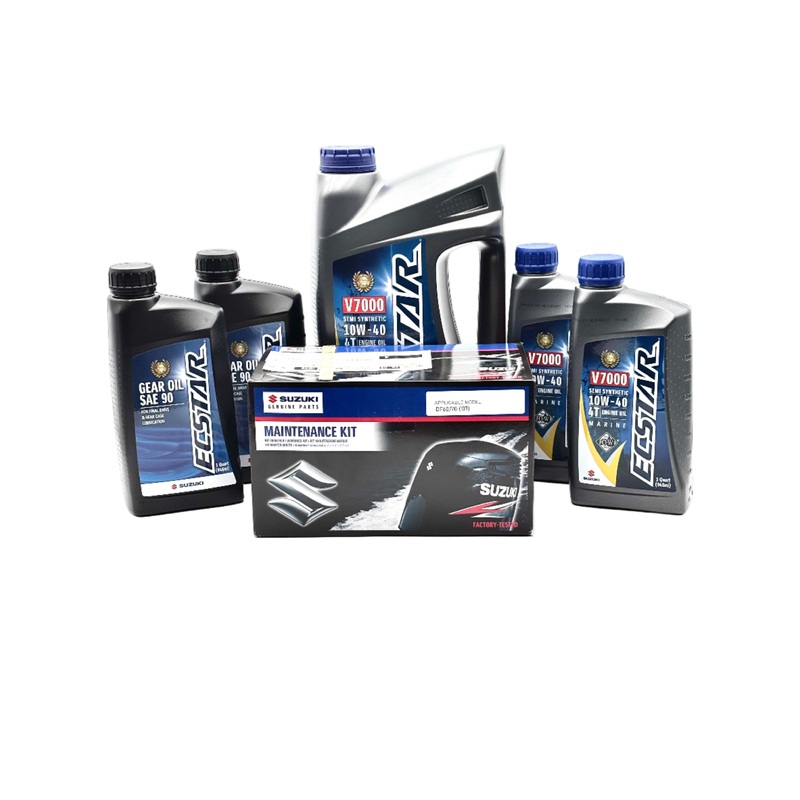 Suzuki DF60 | DF70 Service Kit – 10W40 Ecstar Oil – 2007 Only
