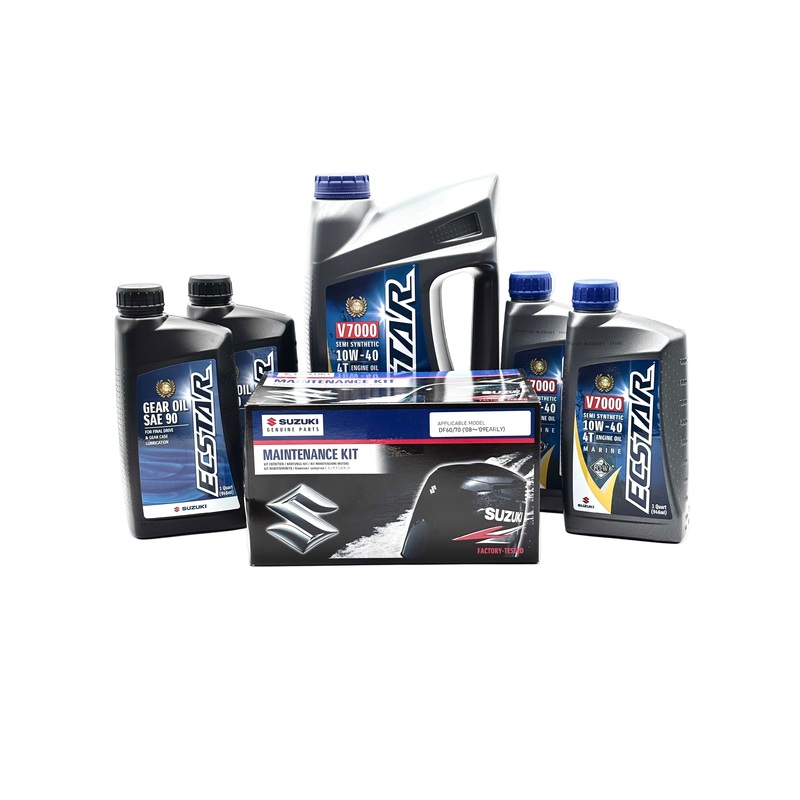 Suzuki DF60 | DF70 Service Kit – 10W40 Ecstar Oil – 2008 – Early 2009