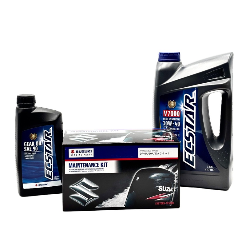 Suzuki DF60A Service Kit  – 10W40 Ecstar Oil- 2010-Current