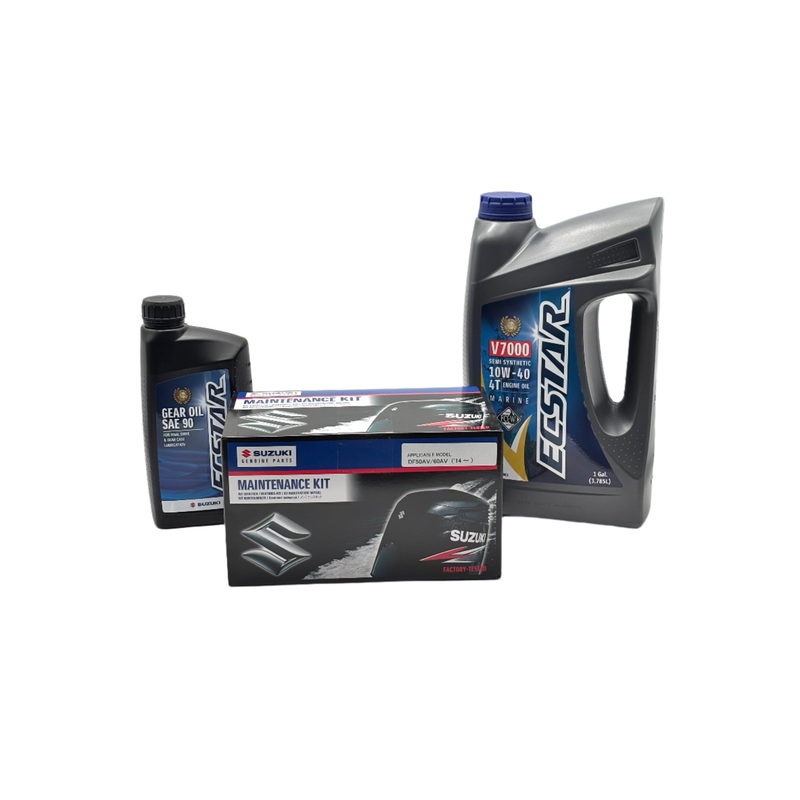 Suzuki DF60AV Service Kit – 10W40 Ecstar Oil – 2014-Current