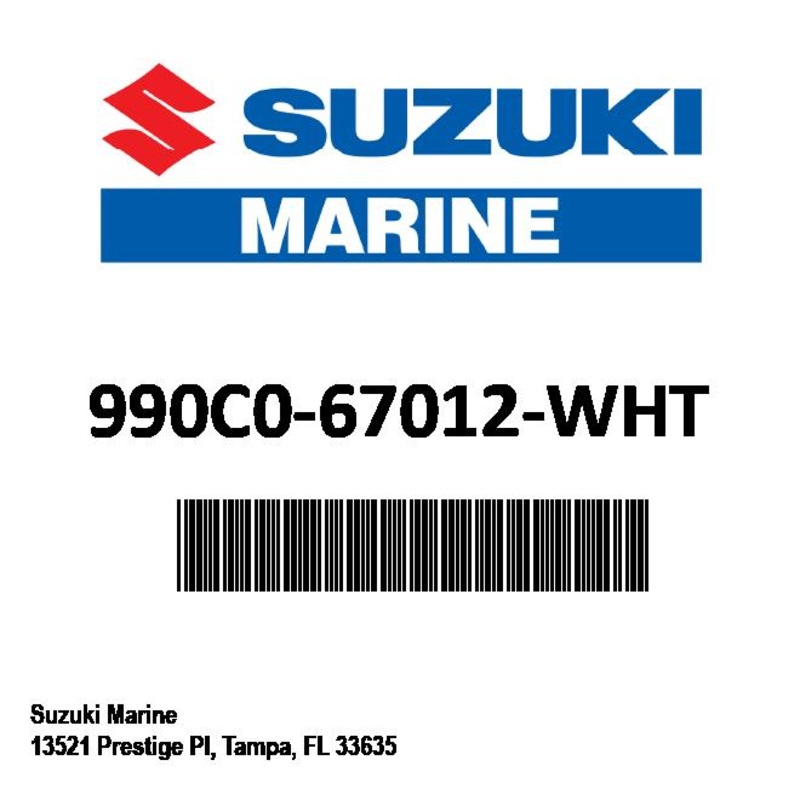 Suzuki – Splash Cover – DF115B – 1st Generation – White – 990C0-67012-WHT