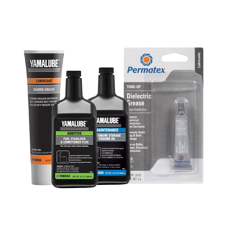 Yamaha Premium Winterizing Kit  32 oz Stabilizer, EFI Fogging Oil, Marine Grease & Dielectric Grease