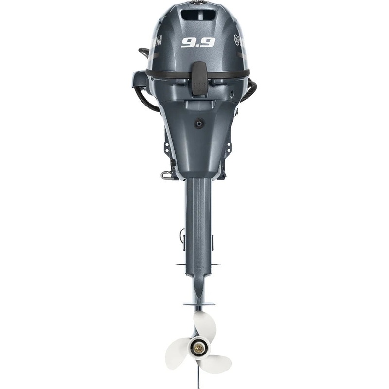 Yamaha T9.9XPB Outboard – 25-Inch Shaft | Remote Control | Electric Start |Power Tilt| High Thrust | Gray
